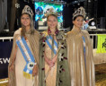 La Reina Nacional de la Horticultura, participaron de la eleccion de reina del 29 Concurso argentino de pesca variada embarcada en la ciudad de Goya
